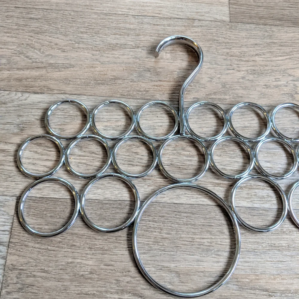 Stainless Steel Scarf Organizer Steel Hanger